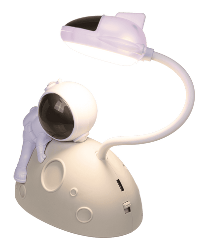 LED desk lamp, astronaut (man on the moon),