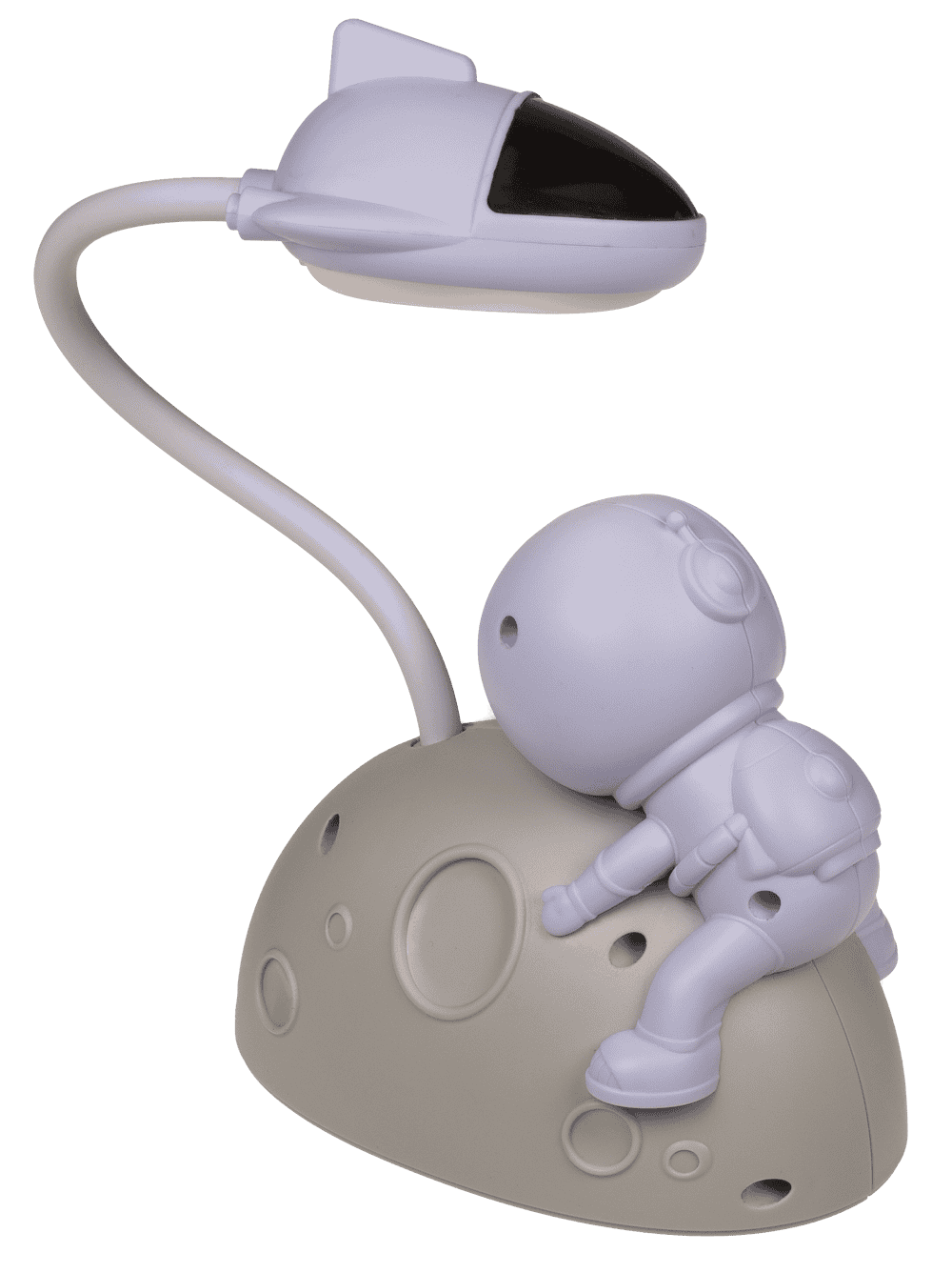 LED desk lamp, astronaut (man on the moon),