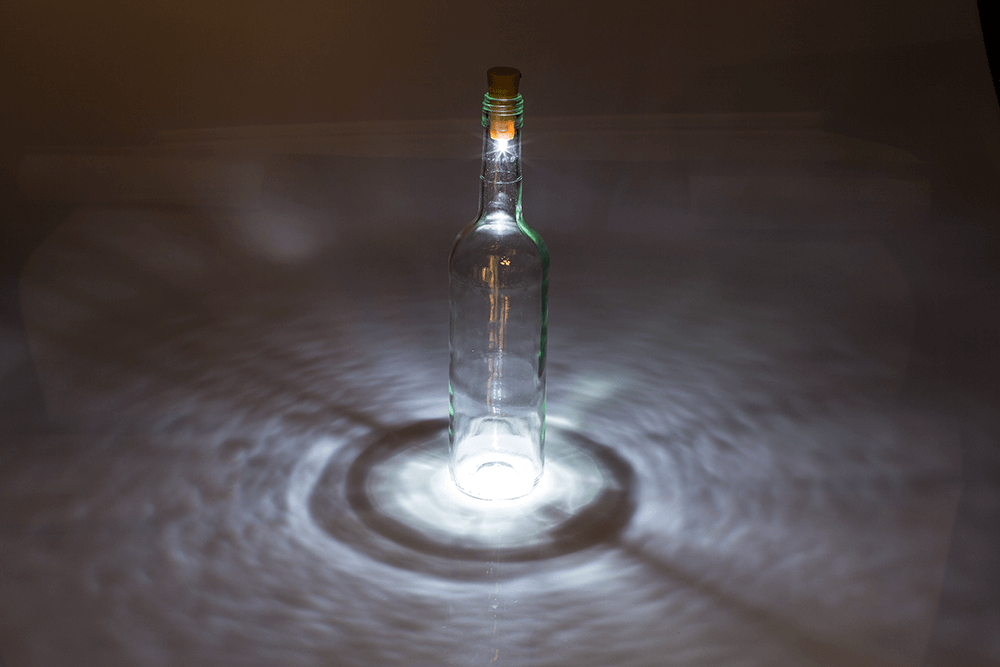 Bottle cap light (incl. LR44 battery) ca. 6 cm,