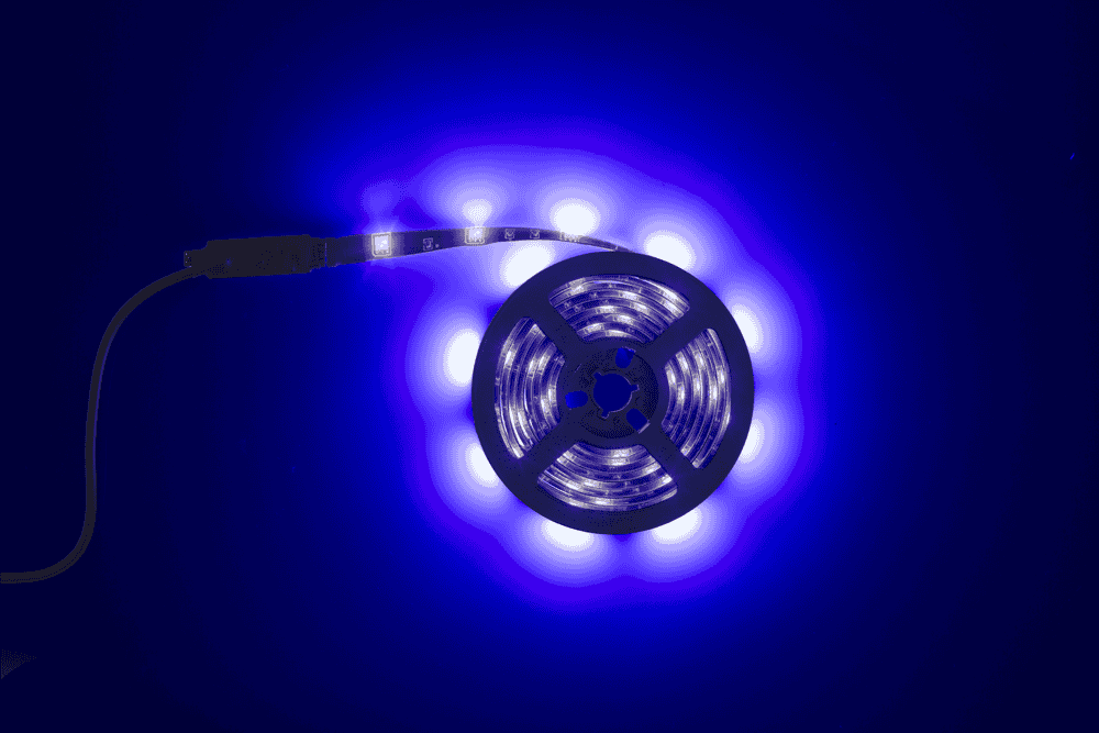 Light strip with colour changing LED,