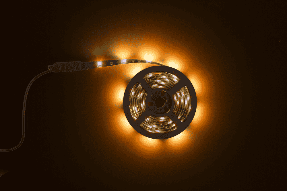 Light strip with colour changing LED,