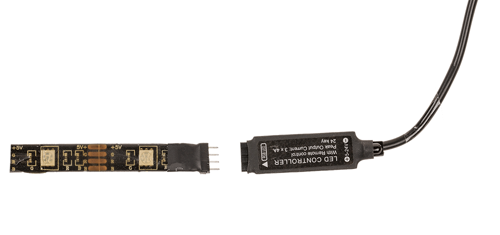 Light strip with colour changing LED,