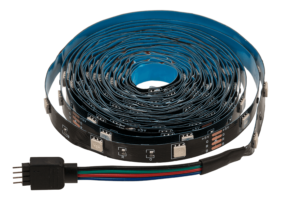 Light strip with colour changing LED,