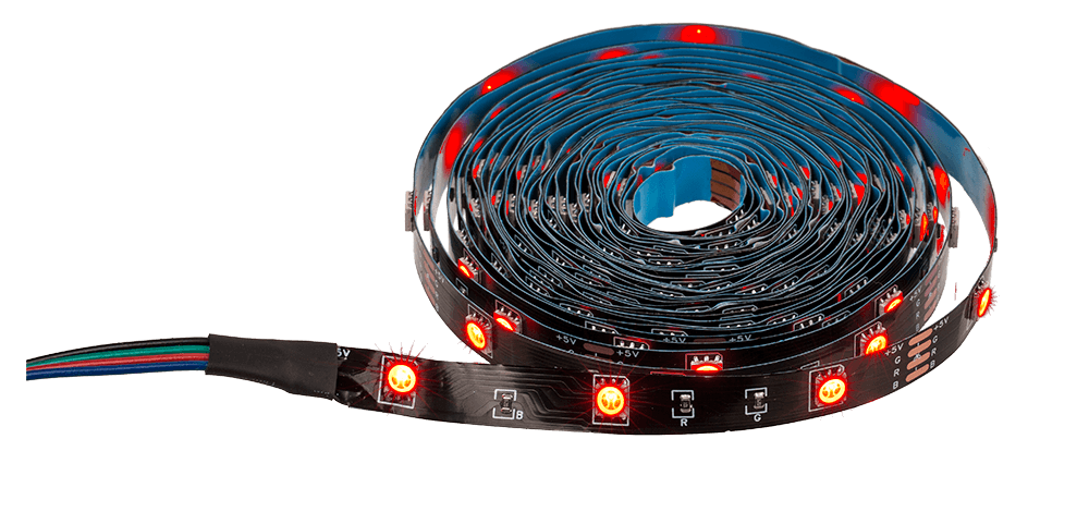 Light strip with colour changing LED,