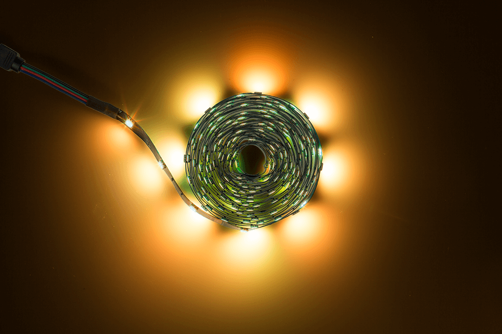 Light strip with colour changing LED,