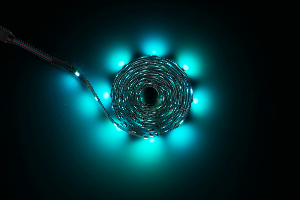 Light strip with colour changing LED,