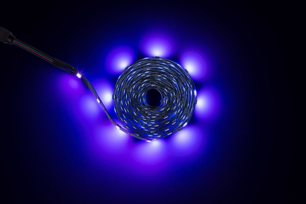 Light strip with colour changing LED,