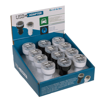 Light up universal USB adapter for car socket,