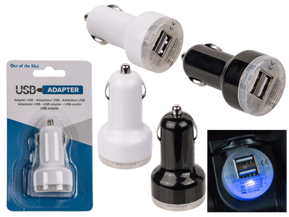 Light up universal USB adapter for car socket,