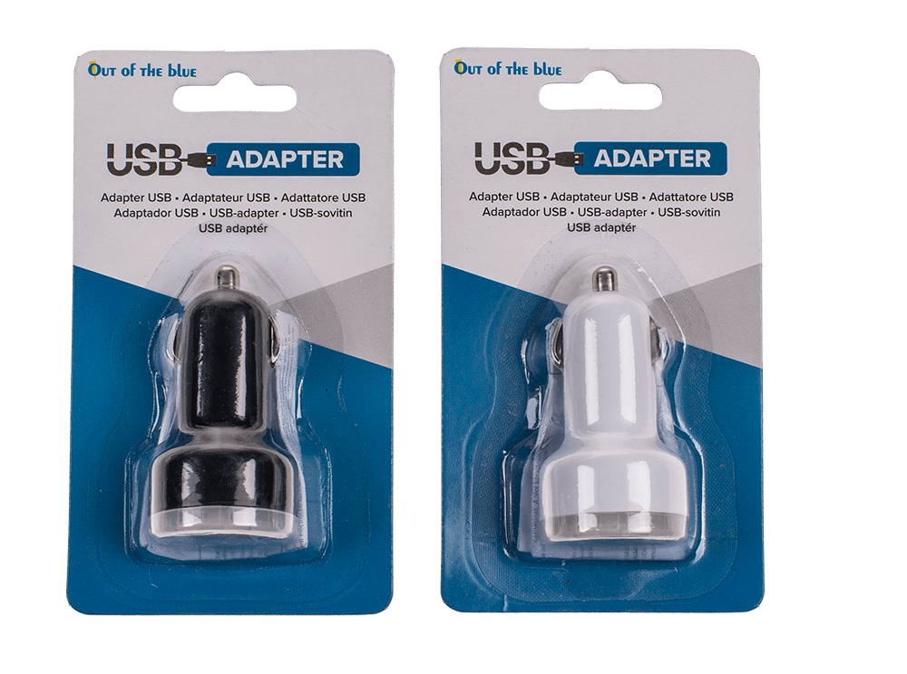 Light up universal USB adapter for car socket,