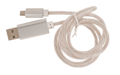 USB fast charging cable for Micro-USB, with LED,