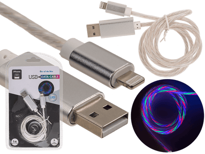 USB fast charging cable for iPhone, with LED,