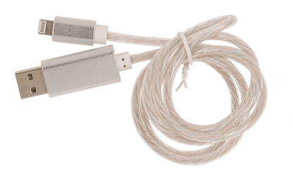 USB fast charging cable for iPhone, with LED,