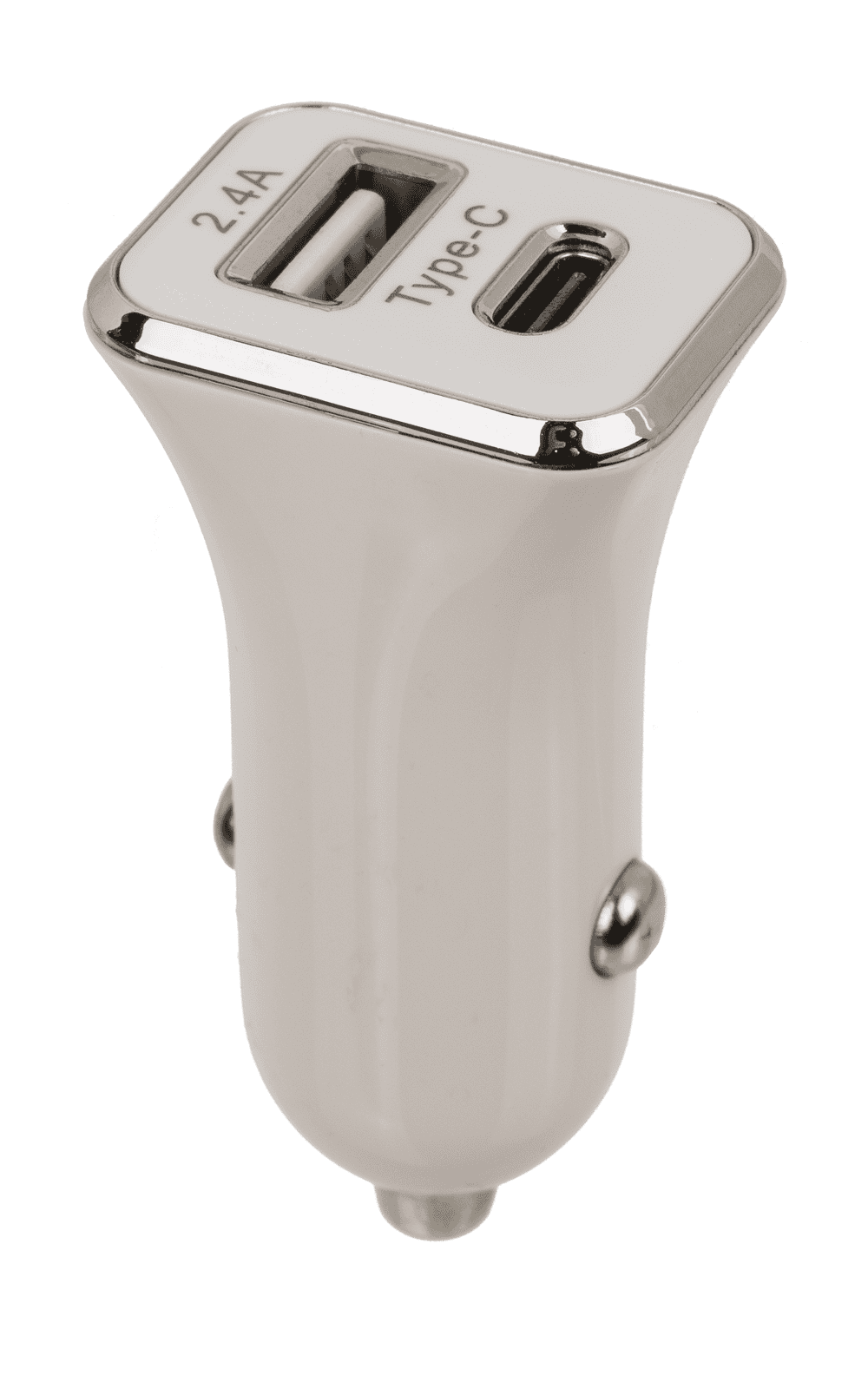 Car charger USB C + USB A, 2 colours ass.,