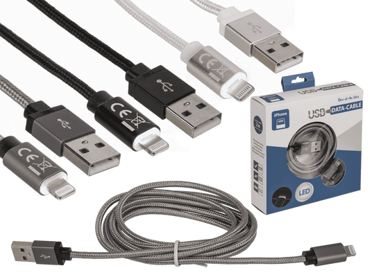 USB data cable, for iPhone, ca. 2 m,