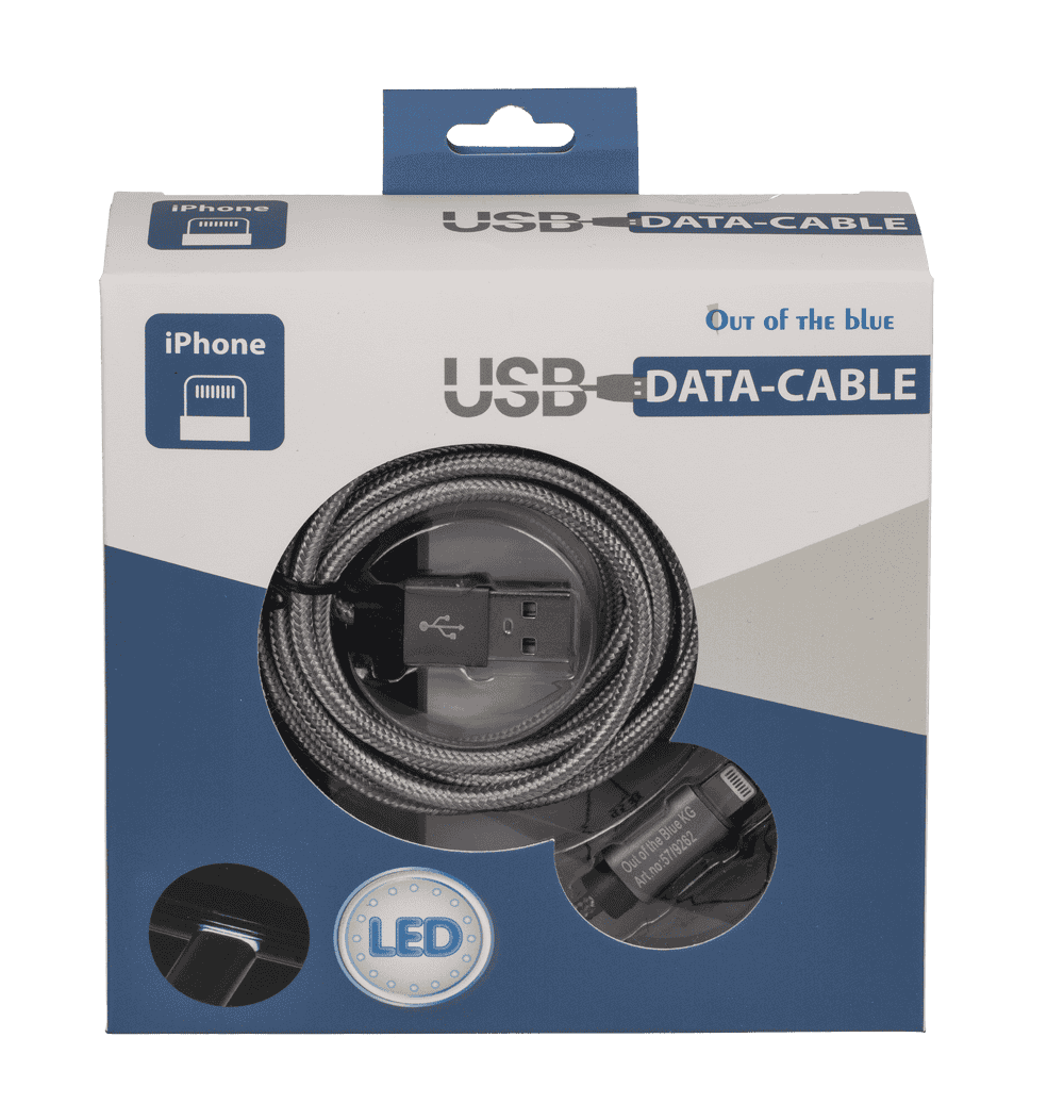 USB data cable, for iPhone, ca. 2 m,
