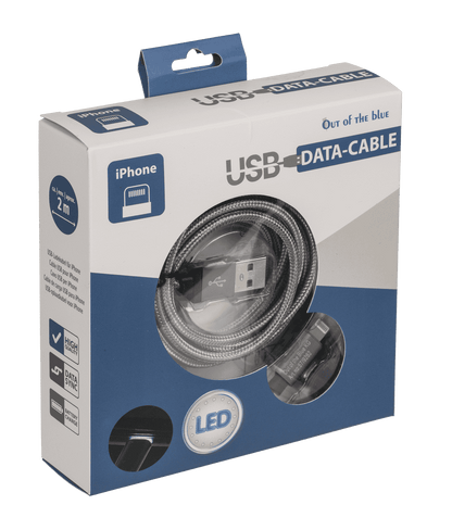 USB data cable, for iPhone, ca. 2 m,