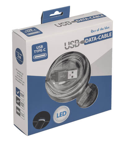 USB data cable für Typ-C, ca. 2 m,