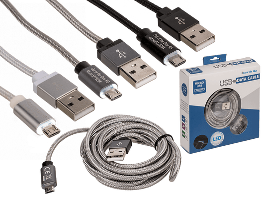USB data cable für Micro-USB, ca. 2 m,