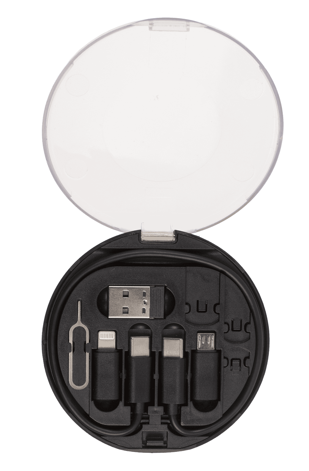 Cable travel set, adapter: USB C to USB, Lightning