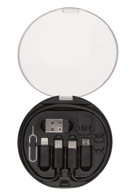 Cable travel set, adapter: USB C to USB, Lightning