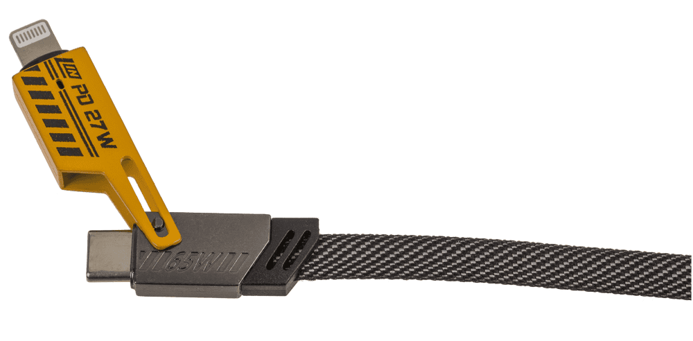 4-in-fast-charging cable, length: 1 m.