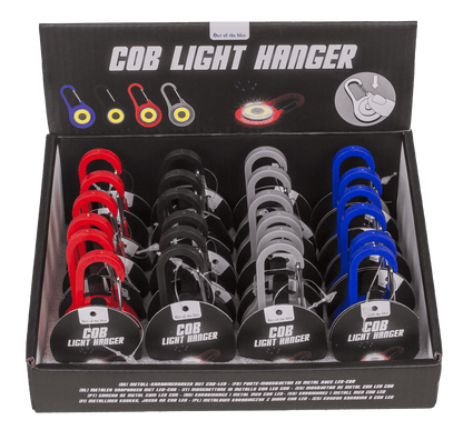 Metal snap hook with CPB-LED (incl. batteries)