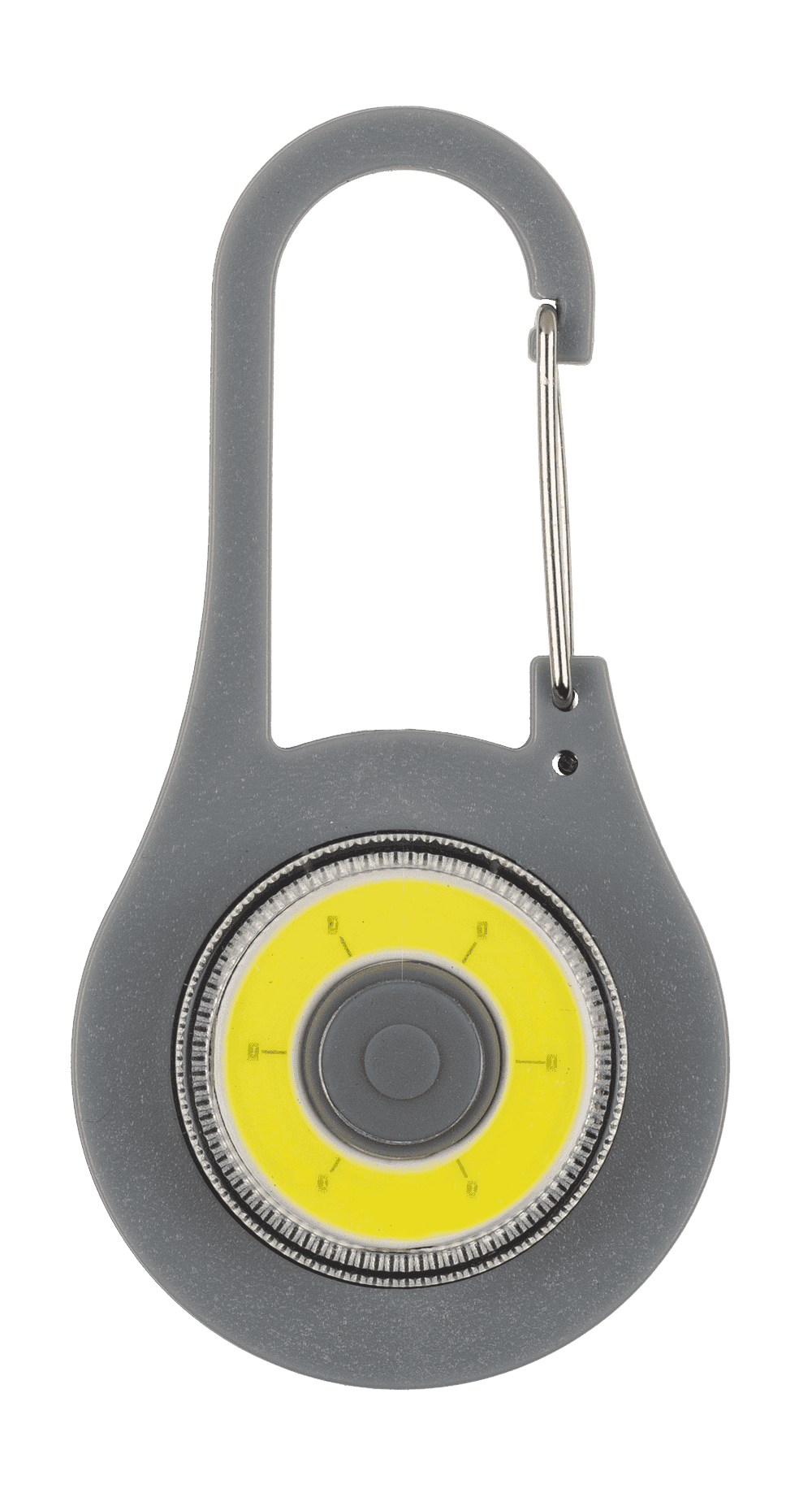 Metal snap hook with CPB-LED (incl. batteries)