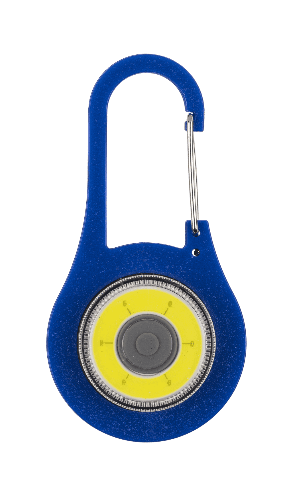 Metal snap hook with CPB-LED (incl. batteries)