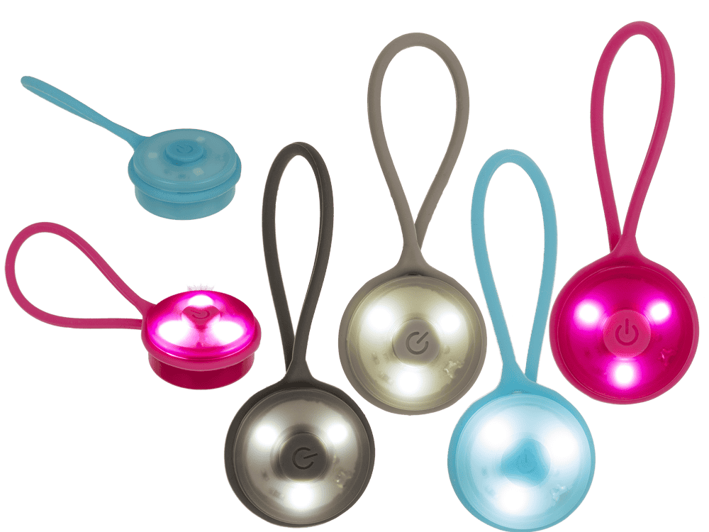 LED Lamp with silicone strap, ca. 8 cm,