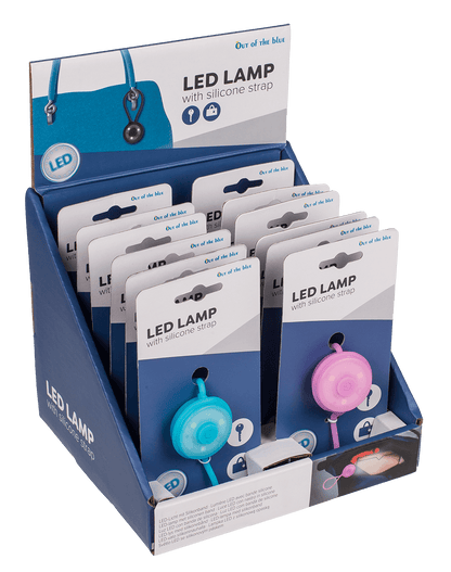 LED Lamp with silicone strap, ca. 8 cm,