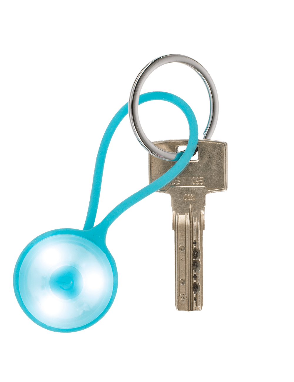 LED Lamp with silicone strap, ca. 8 cm,