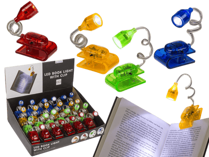 Reading lamp with LED (incl. batteries)  ca. 4 cm,