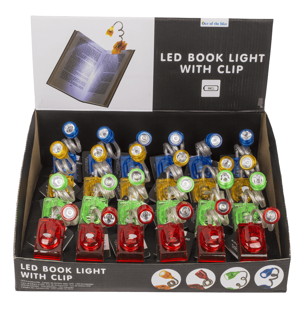 Reading lamp with LED (incl. batteries)  ca. 4 cm,