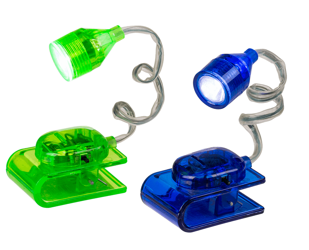 Reading lamp with LED (incl. batteries)  ca. 4 cm,