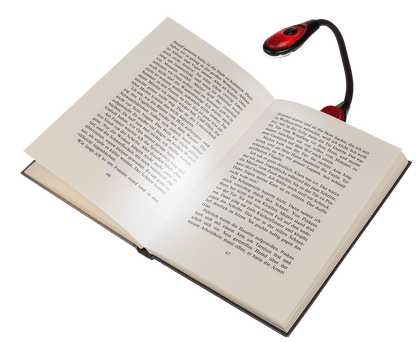 Reading lamp with 2 LED (incl. batteries),