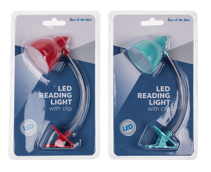 Reading light with 2 LED (incl. batteries) ,