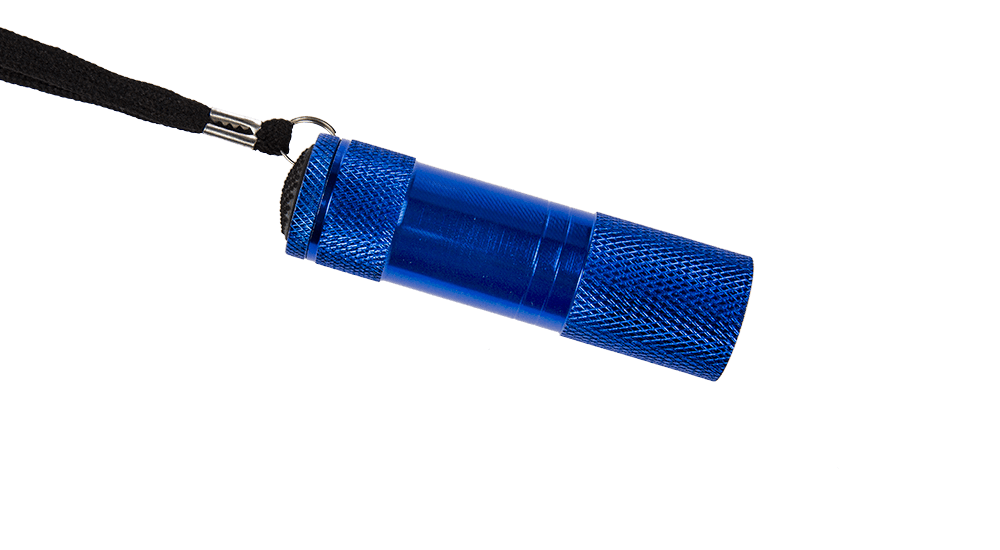 Metal torch with 9 LED,