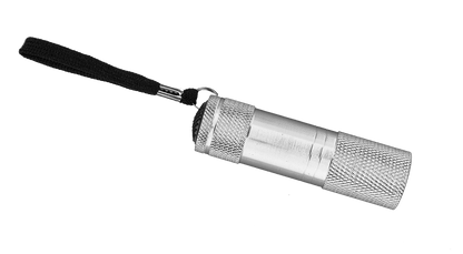 Metal torch with 9 LED,