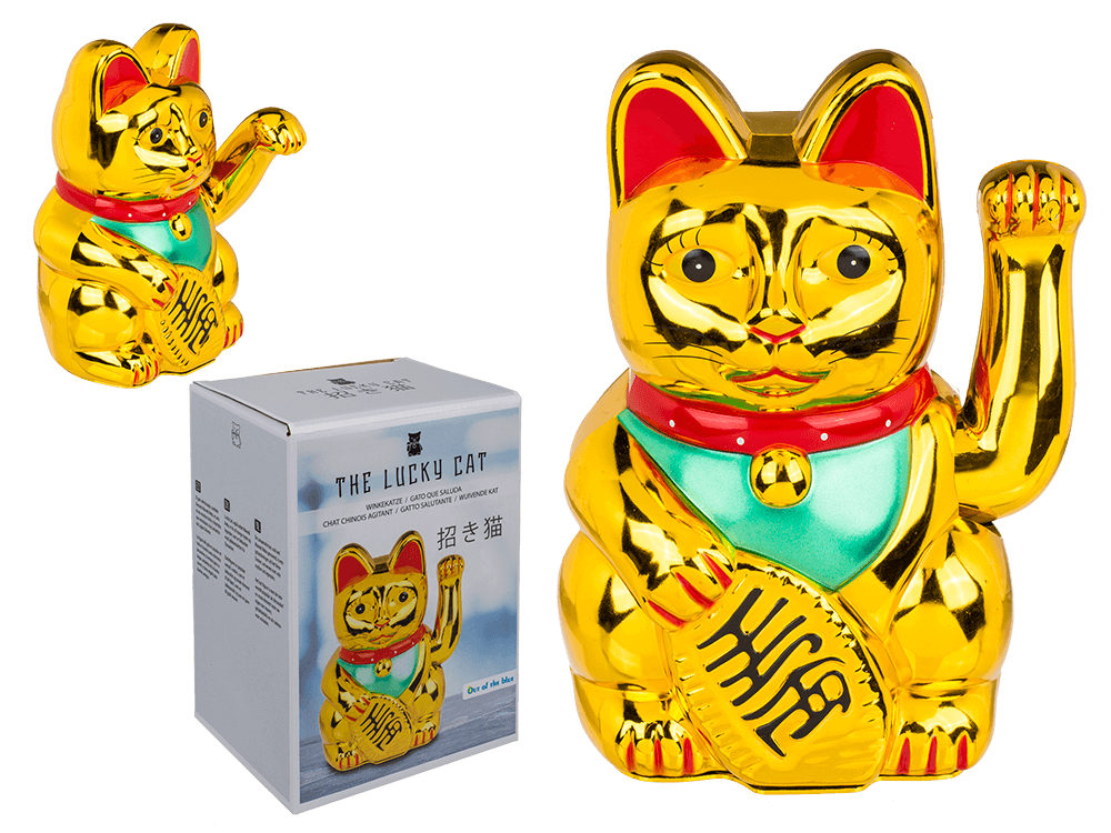 Waving cat,