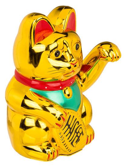 Waving cat,