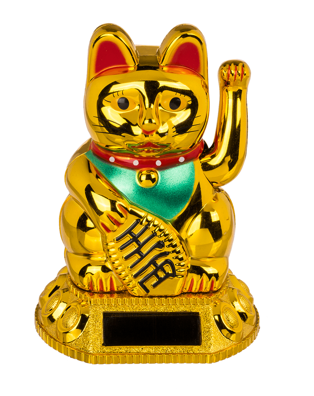 Waving cat, with solar cell,