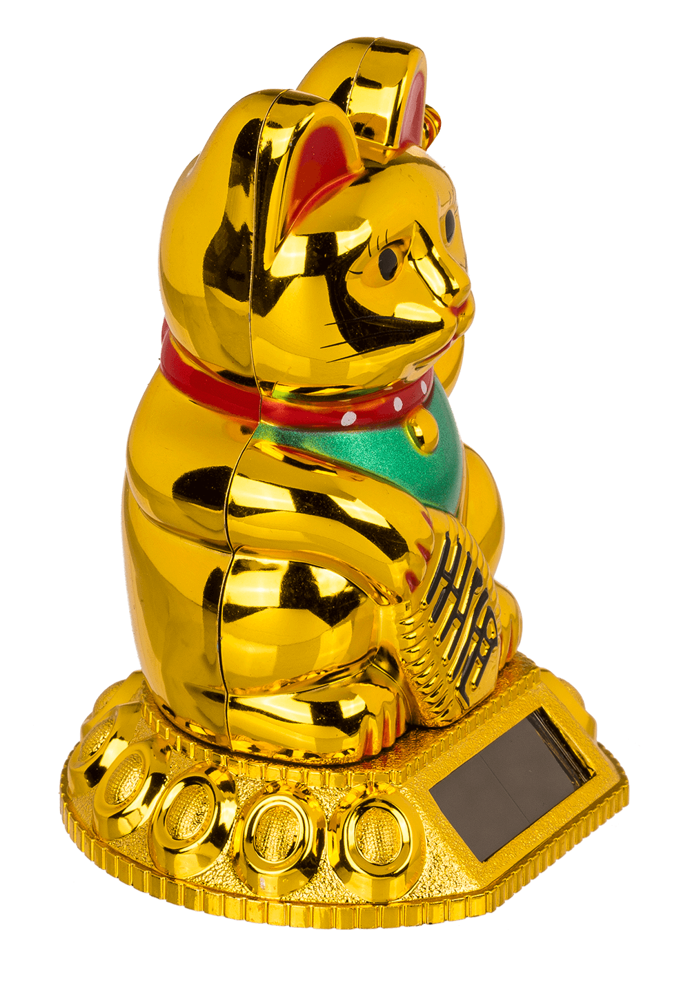 Waving cat, with solar cell,