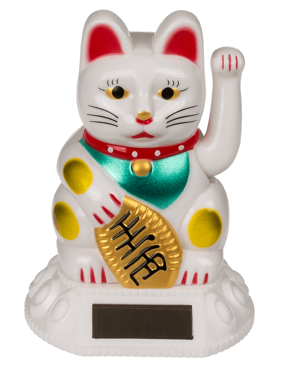 Waving cat, with solar cell,