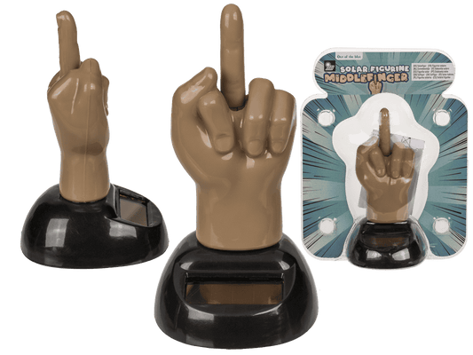 Moveable figurine, middlefinger,