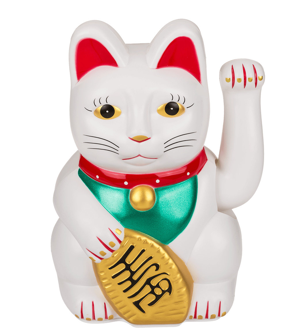 Waving cat,