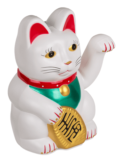 Waving cat,
