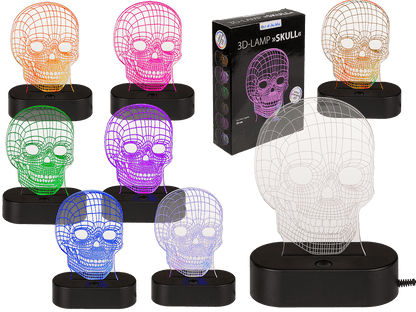 3D-Lamp, Skull,