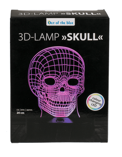 3D-Lamp, Skull,