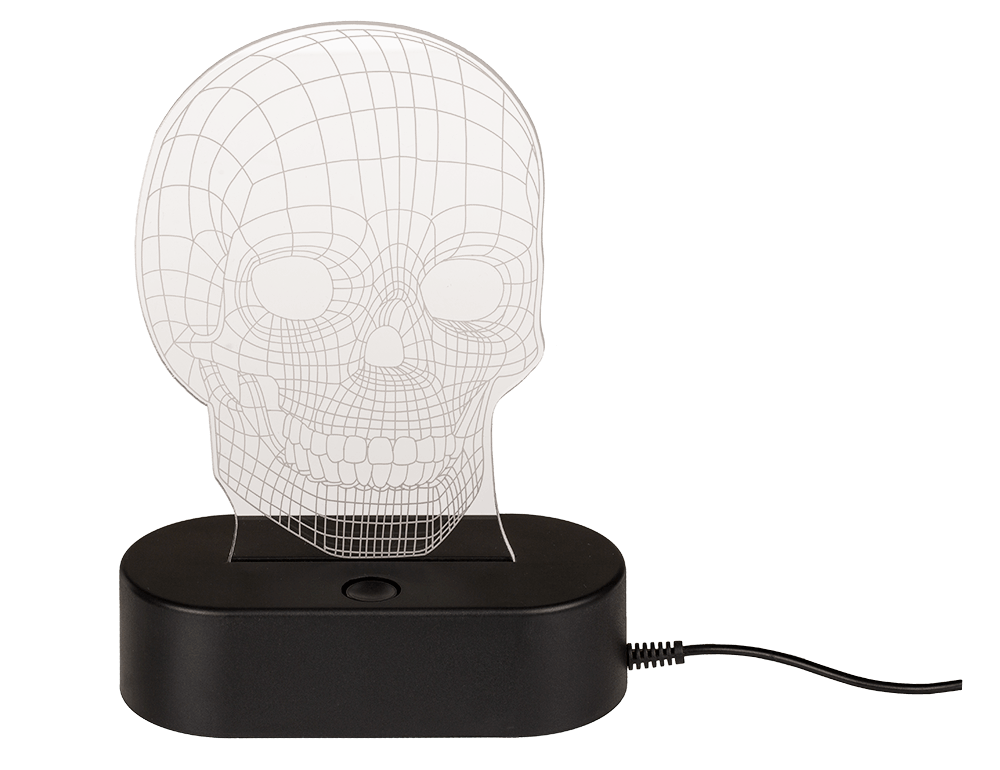 3D-Lamp, Skull,